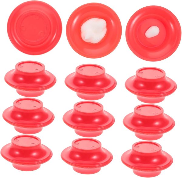 Vaguelly 10 Games Chicken Trick Accessory Accessories Wizard Jokes for Kids Mini Toys for Prank Stuff Party Supplies Wizard Kit Red Plastic