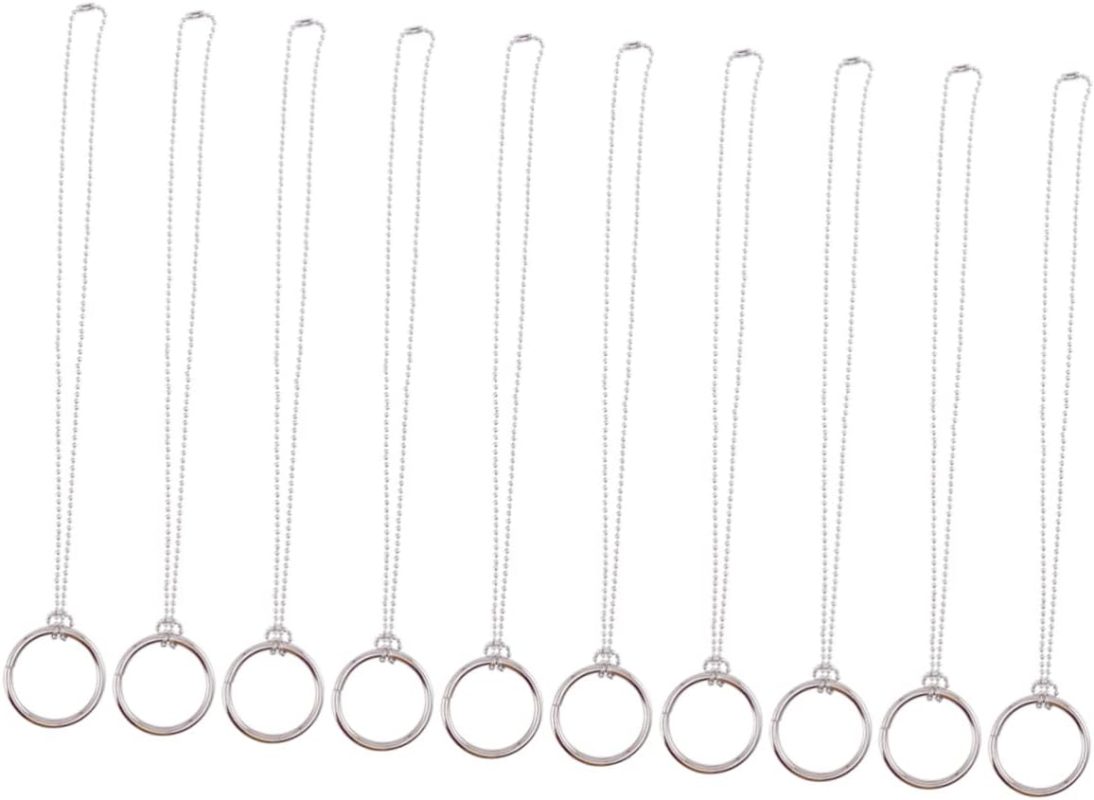 Vaguelly Pack of 10 Toys Party Accessories for Kids Halloween Action Toy Round Style 46mm Diameter 4mm Thick Chain 65cm