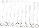 Vaguelly Pack of 10 Toys Party Accessories for Kids Halloween Action Toy Round Style 46mm Diameter 4mm Thick Chain 65cm