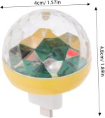 Veemoon ball lamp led light bar disco ball led mobile phones dj lighting karaoke lights usb ball light stage lights mobile phone - Imagen 2
