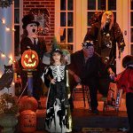 Witch Costume For Girls | Girl Dress With Hat | Comfortable Cosplay Accessories For Birthday Parties Clubs Festivals Outdoor Halloween Kids - Imagen 2