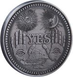 YES/NO Postal Decision Coin, Yes No Challenge Coin Ornaments for Decision Makers