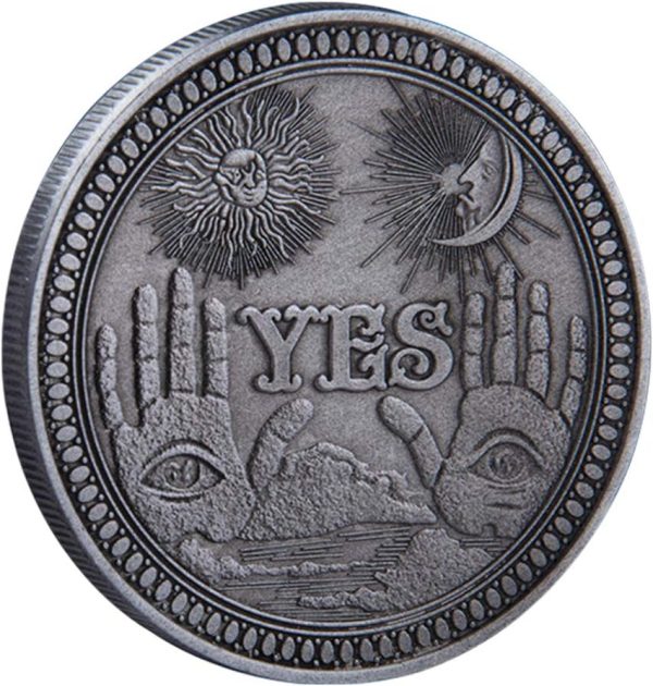 YES/NO Postal Decision Coin, Yes No Challenge Coin Ornaments for Decision Makers