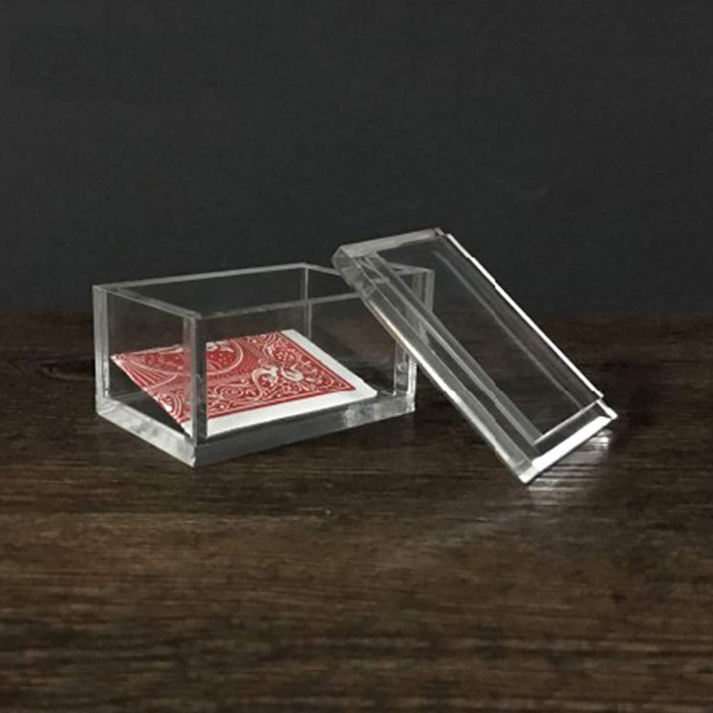 ZQION Magic Tricks Card Paragon 3D to erase Box Magic ZQION Magic Tricks Card Paragon 3D to erase Box Magic Cards Close Up Magic Accessories Mentalism Transparent Box