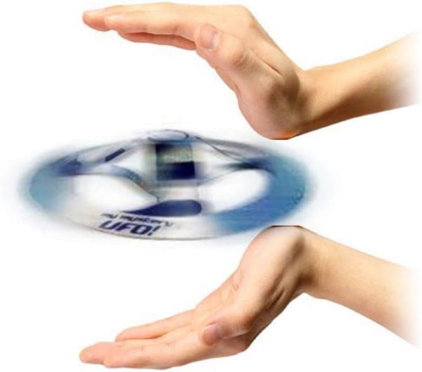 ZQION Mystery UFO Floating Flying Saucer Magic Tricks Floating in Air Street Stage Magic Trick Outdoor Toy