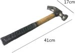 ZQION Realistic rubber hammer magic tricks appear disappear magic can compress to fit in palm props stage illusion trick fun - Imagen 2