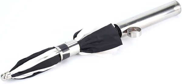 ZQION Torch to Umbrella Trucos de Magia Paraguas automáticos de Fuego Fire Magic Gimmick Stage Illusions Magician Props