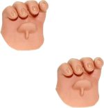 ibasenice 2 Pieces Accessories Tricks Wizard Tools Kids Hand Fake Hand Prosthesis Nail Handle child