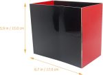ibasenice 3 Piece Box Magic Accessories Illusions Trick Accessories Fire Pit Cover Square Wizard Illusion Tricks Dolls Silk Scarf Cloth Wire Box - Imagen 2