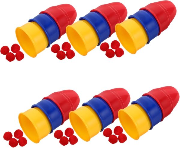 minkissy 10 Sets of Accessories for Accessories Kit of Cups and Balls and Balls Accessories for Tricks Cups and Balls Party Tools Cups for Cups
