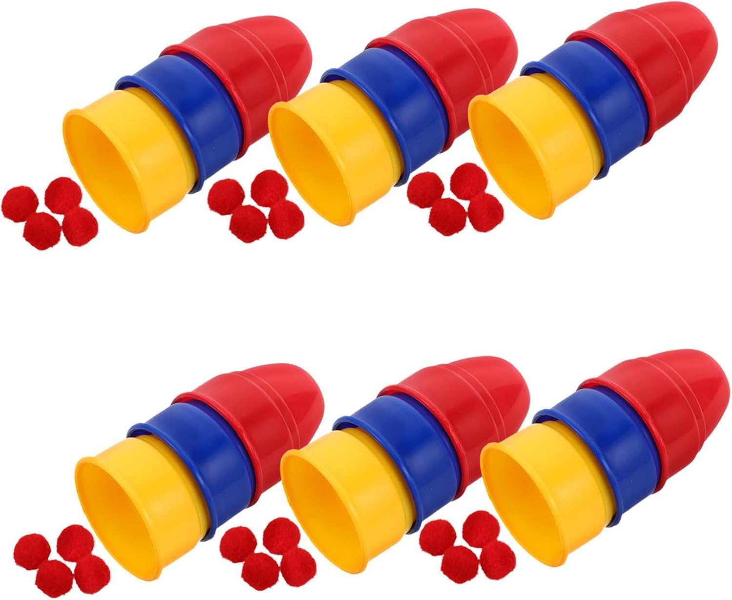 minkissy 10 Sets of Accessories for Accessories Kit of Cups minkissy 10 Sets of Accessories for Accessories Kit of Cups and Balls and Balls Accessories for Tricks Cups and Balls Party Tools Cups for Cups
