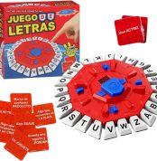 ¡BASTA! Board Game in Spanish, Octogonal Design with 24 Letters, Electronic Version of the Classic Word Game, Includes 35 Cards with 140 Categories, Ideal for Children and Adults